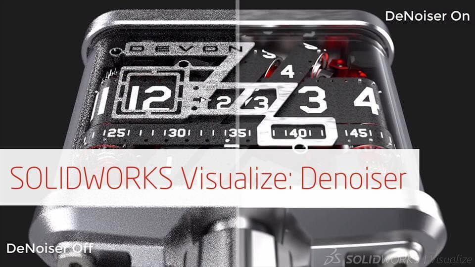 SOLIDWORKS Visualize - Introducing AI Denoiser
