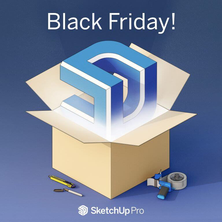BLACK FRIDAY – SketchUp Pro s 25% slevou!